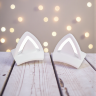 YOU CAT Ears white. Кошачьи ушки для наушников
