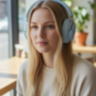 SOUND GO - B7 ANC sky blue. Беспроводные наушники с активным шумоподавлением