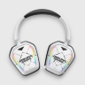 YOU CAT - GT883 white cat. Беспроводные игровые наушники с ушками кошки и подсветкой