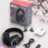 YOU CAT - GT805 black cat. Беспроводные игровые наушники с ушками кошки и подсветкой