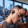 SOUND GO - T50 черные. Спортивные беспроводные наушники Open-Ear