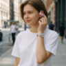 SOUND GO - T50 розовые. Спортивные беспроводные наушники Open-Ear