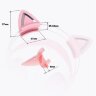 YOU CAT Ears pink. Кошачьи ушки для наушников